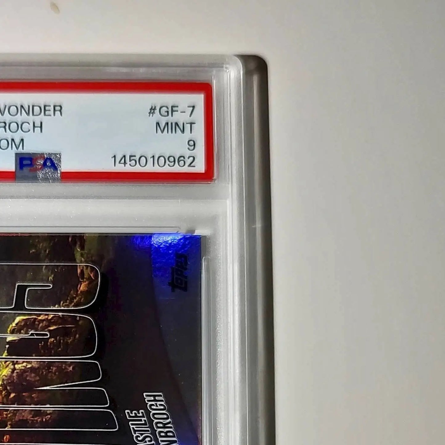 Castle DunBroch 2025 Topps Disney Wonder #GF-7 Greetings From Card Brave PSA 9 - Non-Sports Card Single