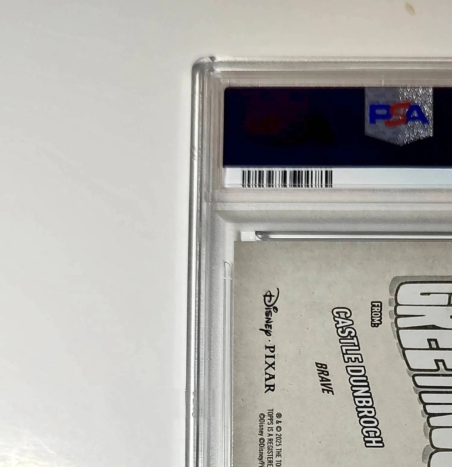 Castle DunBroch 2025 Topps Disney Wonder #GF-7 Greetings From Card Brave PSA 9 - Non-Sports Card Single