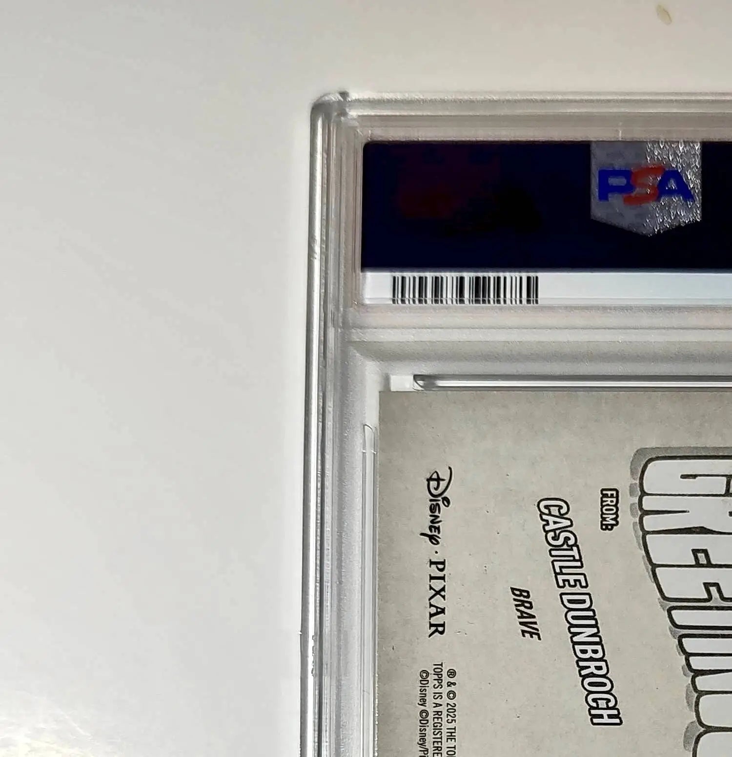 Castle DunBroch 2025 Topps Disney Wonder #GF-7 Greetings From Card Brave PSA 9 - Non-Sports Card Single