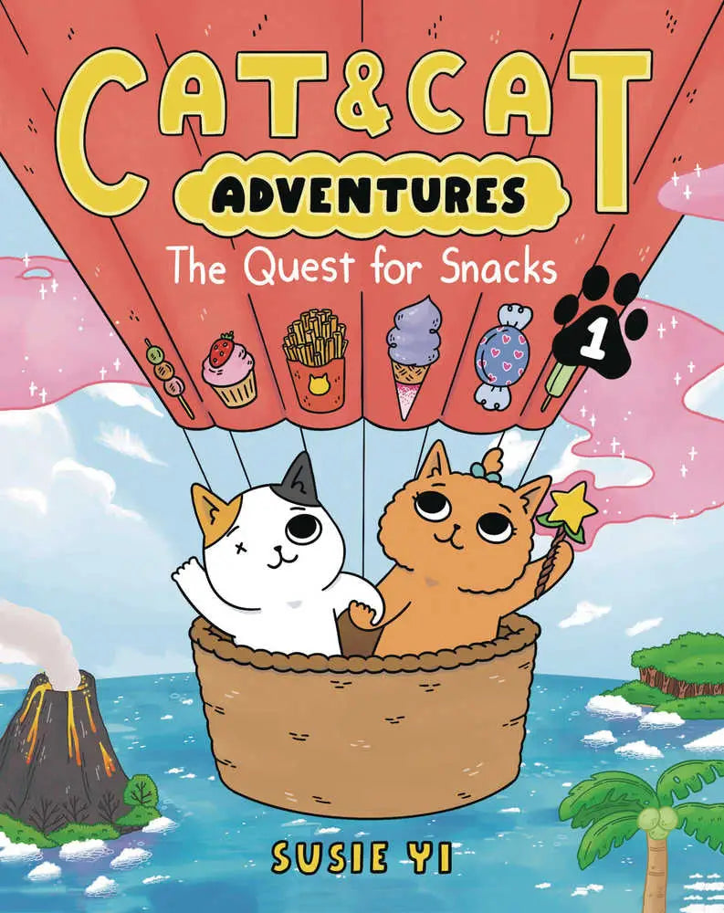 Cat & Cat Adventure Hardcover Graphic Novel Volume 01 Quest For Snacks - Graphic Novels