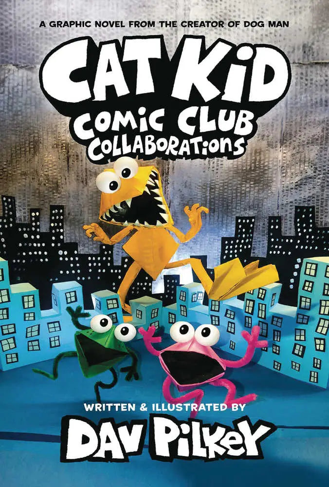 Cat Kid Comic Club book cover on the Kid Comic Club Hardcover Graphic Novel Volume 04