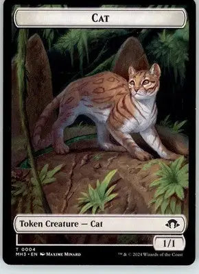 Cat Token - Modern Horizons 3 - 4 - NM Magic: The Gathering