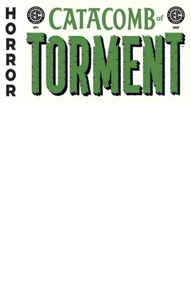 Comic book cover for Catacomb of Torment #1 Cover D Blank Sketch Variant with blank sketch
