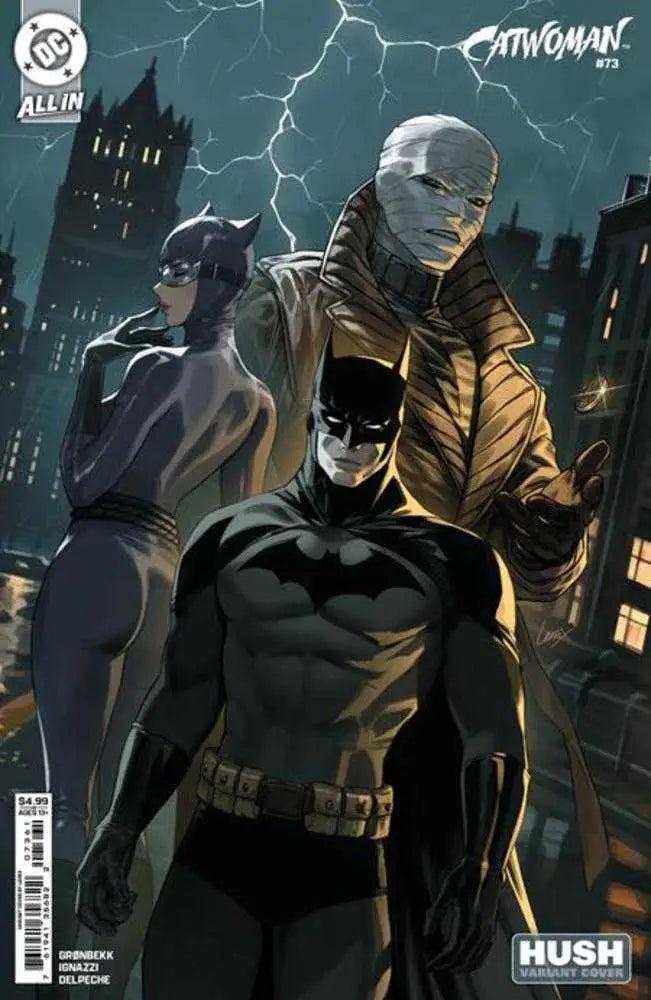 Catwoman #73 Cover D Lesley Leirix Li Hush Card Stock Variant - Comic Book