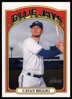 Cavan Biggio 2021 Topps Heritage #216 Toronto Blue Jays - Baseball Card Single