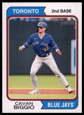 Cavan Biggio 2023 Topps Heritage #349 Toronto Blue Jays - Baseball Card Single