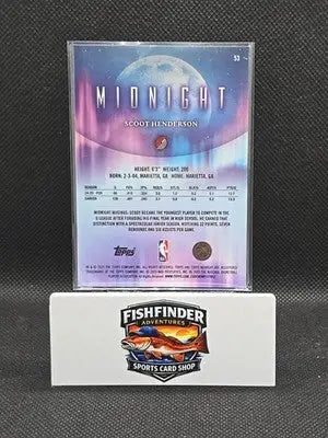 2025-26 TOPPS MIDNIGHT ZODIAC Scoot Henderson #53 TRAIL BLAZERS - Basketball Card Single