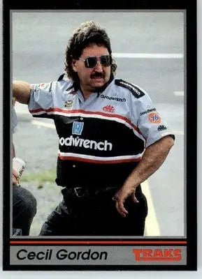 Cecil Gordon - 1991 Traks - #107 - RC Racing - Racing Card Single