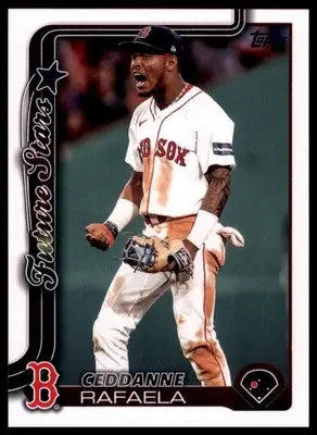 Ceddanne Rafaela 2025 Topps #148 Boston Red Sox - Baseball Card Single