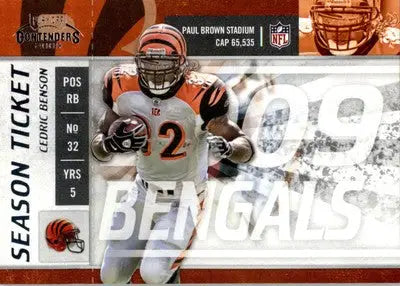 Cedric Benson - 2009 Playoff Contenders - #23 - Football - Football Card Single
