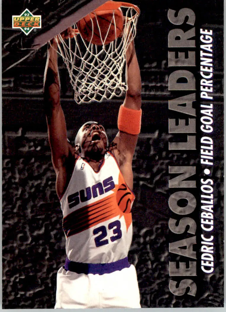 Cedric Ceballos - 1993-94 Upper Deck - #172 - Basketball - Basketball Card Single