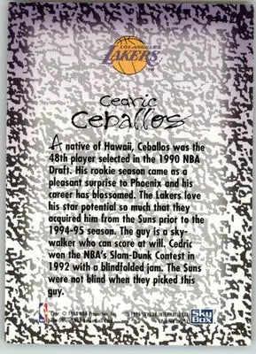 Cedric Ceballos - 1994-95 NBA Hoops Gold Mine - #440 - Basketball - Basketball Card Single