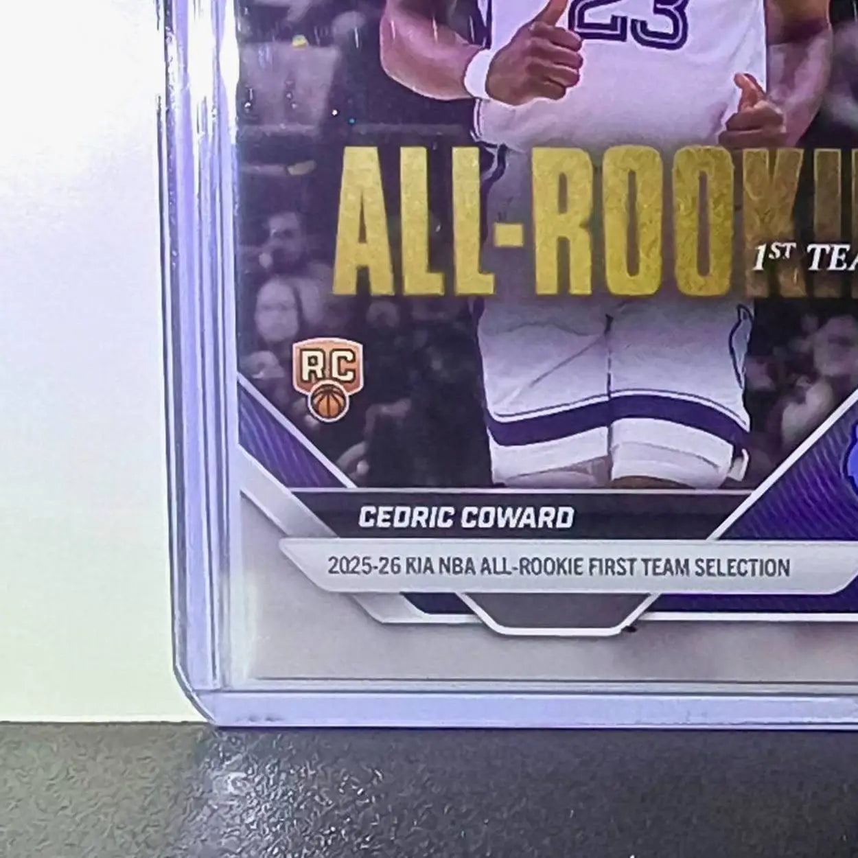 Cedric Coward Rookie 2025-26 Topps Now NBA All-Rookie 1st Team Memphis Grizzlies - Basketball Card Single