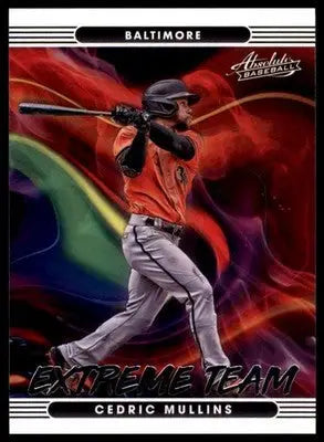 Cedric Mullins 2022 Panini Absolute Extreme Team Retail #ET-7 Baltimore Orioles - Baseball Card Single