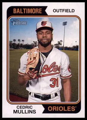 Cedric Mullins 2023 Topps Heritage #356 Baltimore Orioles - Baseball Card Single