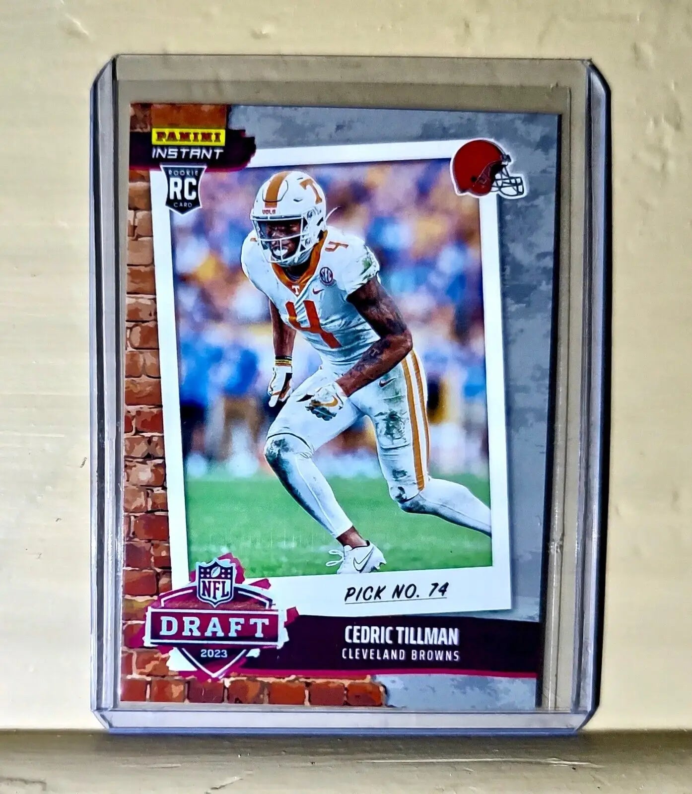 Cedric Tillman 2023 Panini NFL Draft Night #74 Pick Browns Rookie Card 1 of 629 - Football Card Single