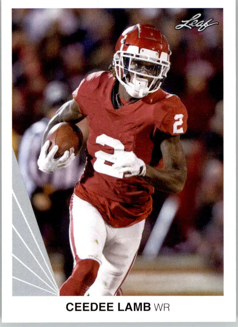 CeeDee Lamb - 2020 Leaf - #10 - Football - Football Card Single