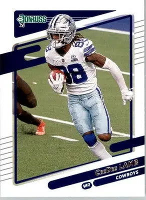 CeeDee Lamb - 2021 Donruss - #190 - Football - Football Card Single
