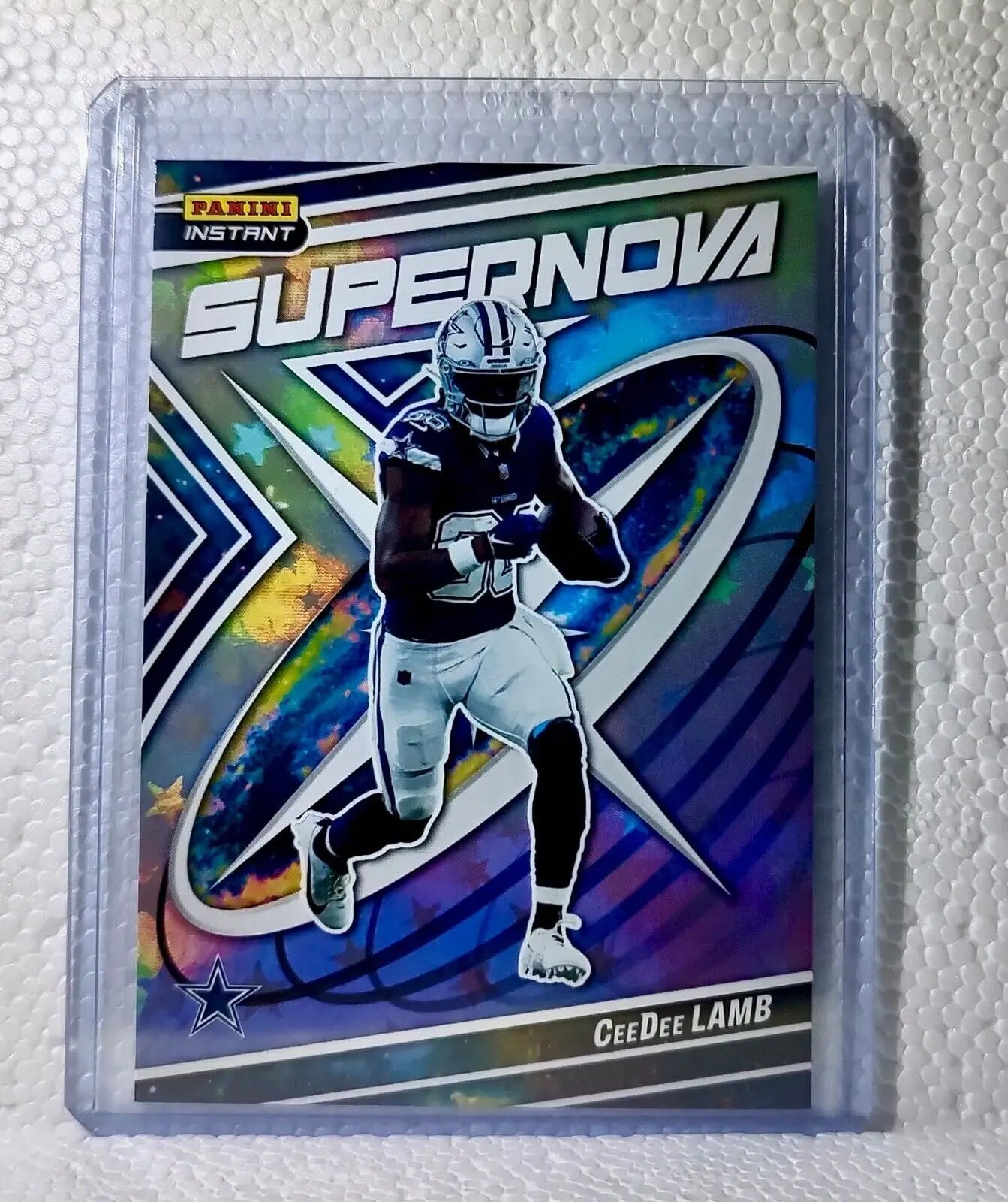 CeeDee Lamb 2023 Panini NFL #16 Supernova Football Card Dallas Cowboys 1/481 - Football Card Single