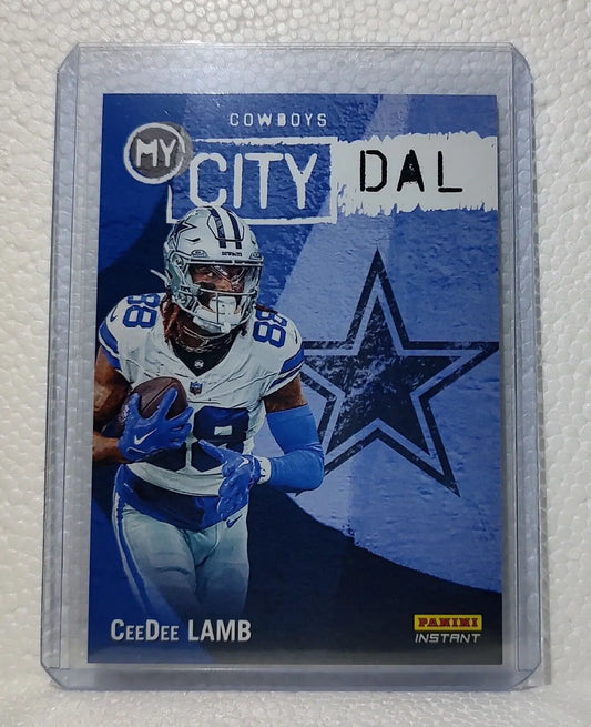 CeeDee Lamb 2023 Panini NFL #17 My City Football Card Cowboys 1/344 - Football Card Single