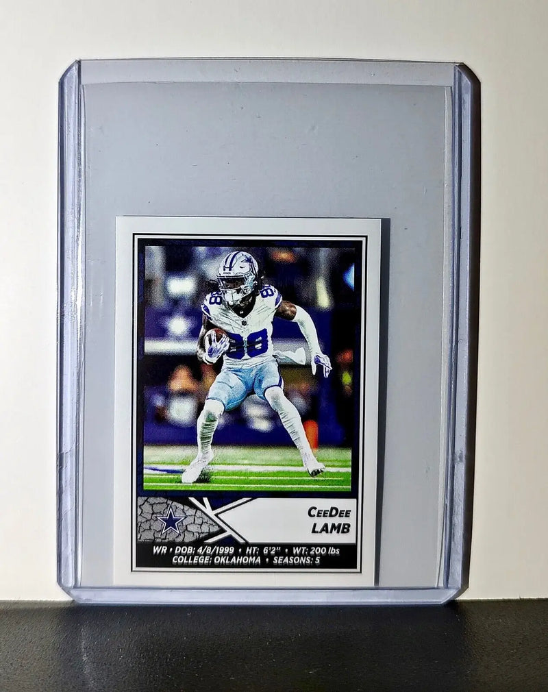 CeeDee Lamb 2024 Panini NFL Sticker #301 Dallas Cowboys
