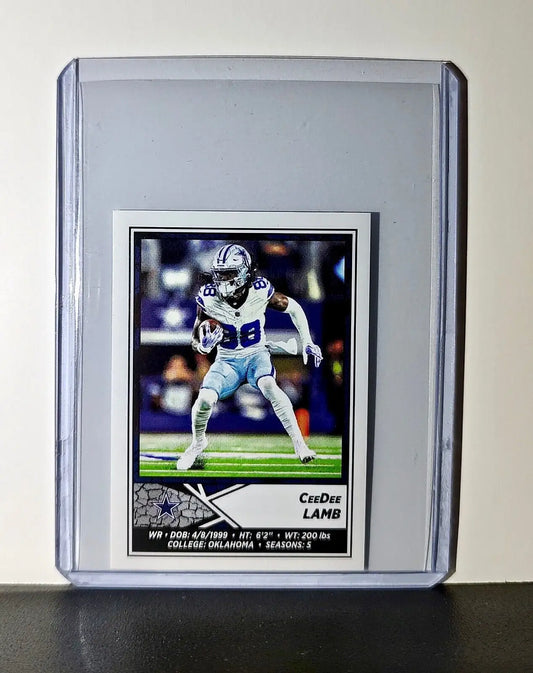 CeeDee Lamb 2024 Panini NFL Sticker #301 Dallas Cowboys - Football Card Single