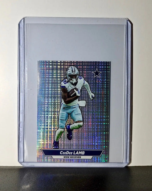 CeeDee Lamb 2024 Panini NFL Sticker #308 Foil Dallas Cowboys - Football Card Single