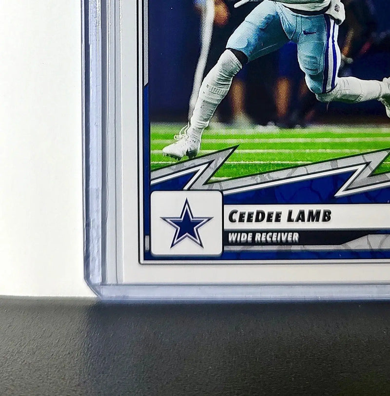 CeeDee Lamb 2025 Panini NFL #55 Sticker Card Dallas Cowboys