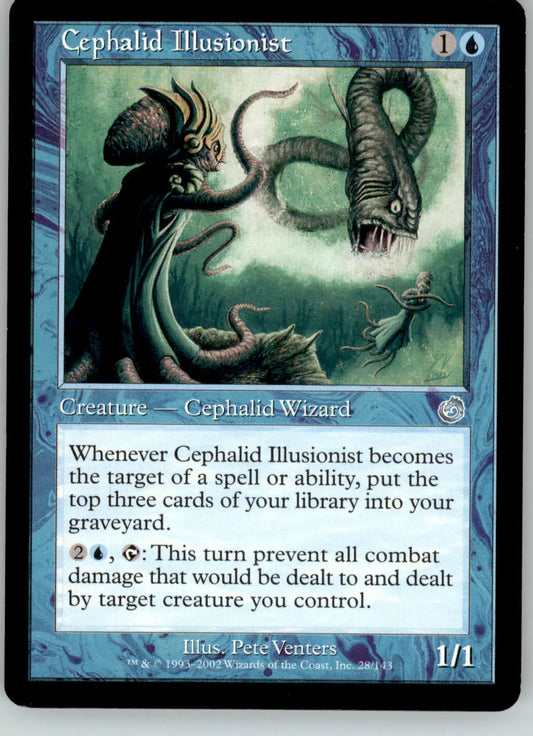 Cephalid Illusionist - Torment - 28 - MP Magic: The Gathering - Magic Card Single