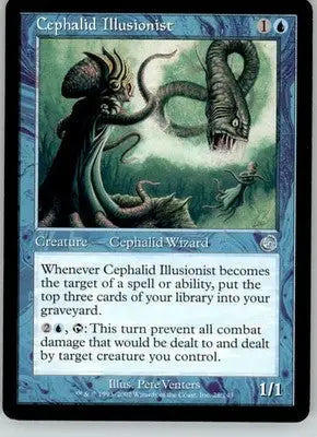 Cephalid Illusionist - Torment - 28 - MP Magic: The Gathering - Magic Card Single