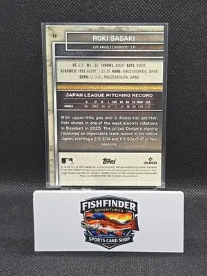 2025 Topps Museum Collection #88 Roki Sasaki (RC) - Baseball Card Single