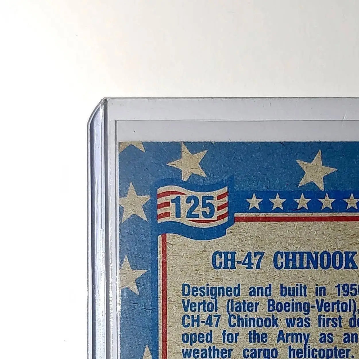 CH-47 Chinook 1991 Topps Desert Storm #125 Card - Other