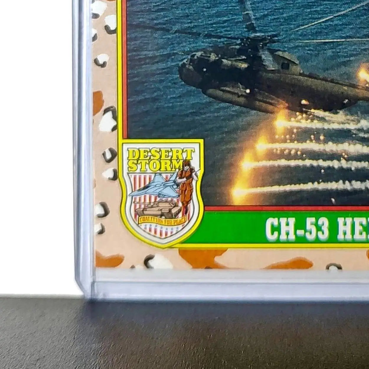 CH-53 Sea Stallion Helicopter 1991 Topps Desert Storm #9 Card - Non-Sports Card Single