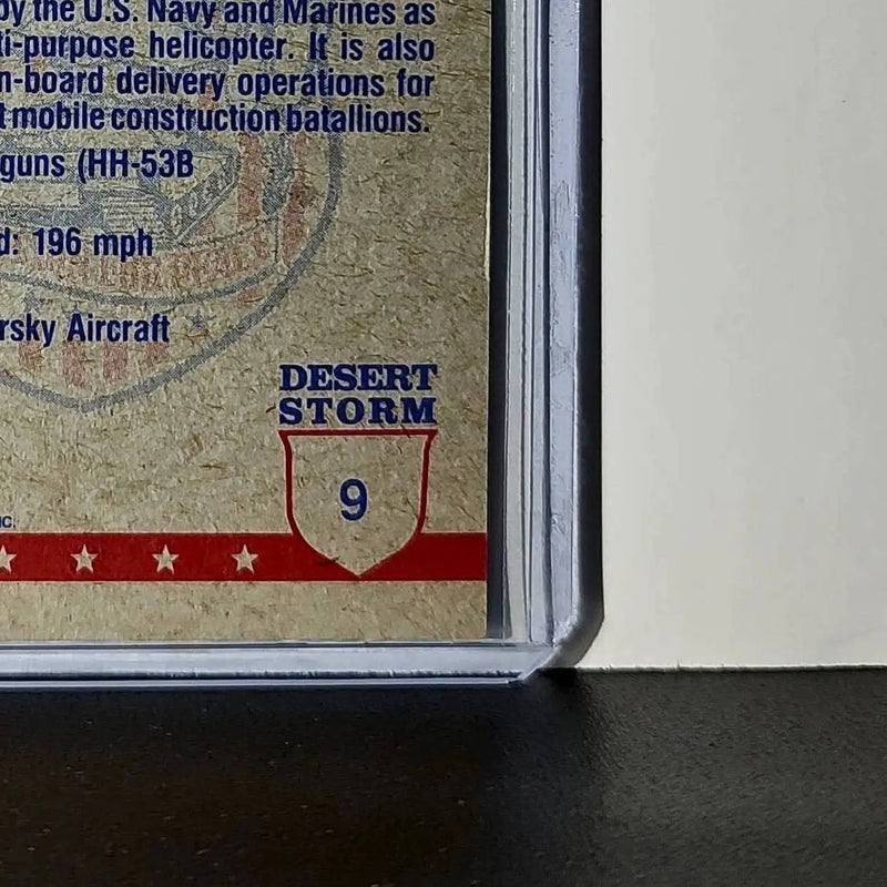 CH-53 Sea Stallion Helicopter 1991 Topps Desert Storm #9 Card - Non-Sports Card Single