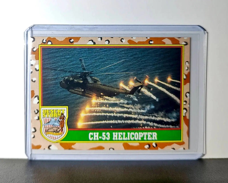 CH-53 Sea Stallion Helicopter 1991 Topps Desert Storm #9 Card - Non-Sports Card Single