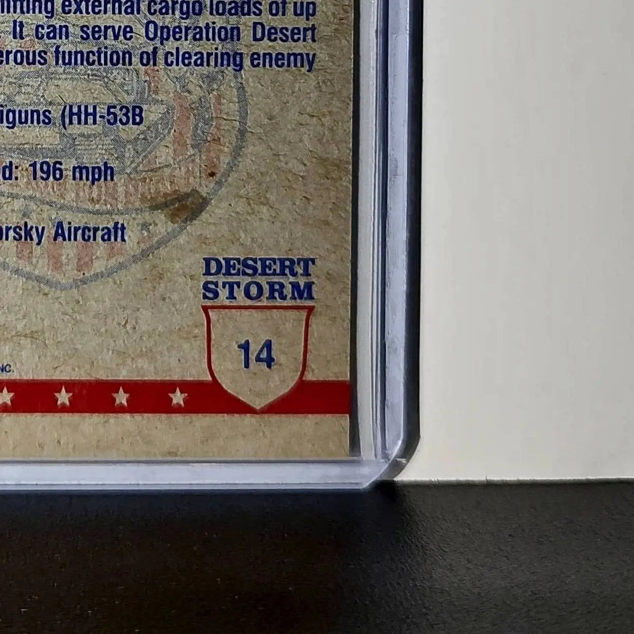 CH-53 Super Stallion 1991 Topps Desert Storm #14 Card