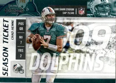 Chad Henne - 2009 Playoff Contenders - #52 - Football - Football Card Single