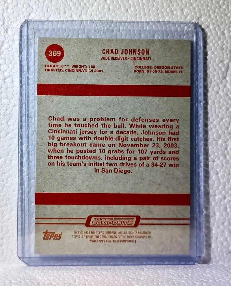 Chad Johnson 2023 Topps NFL #369 Composite Football Card Cincinnati Bengals - Football Card Single