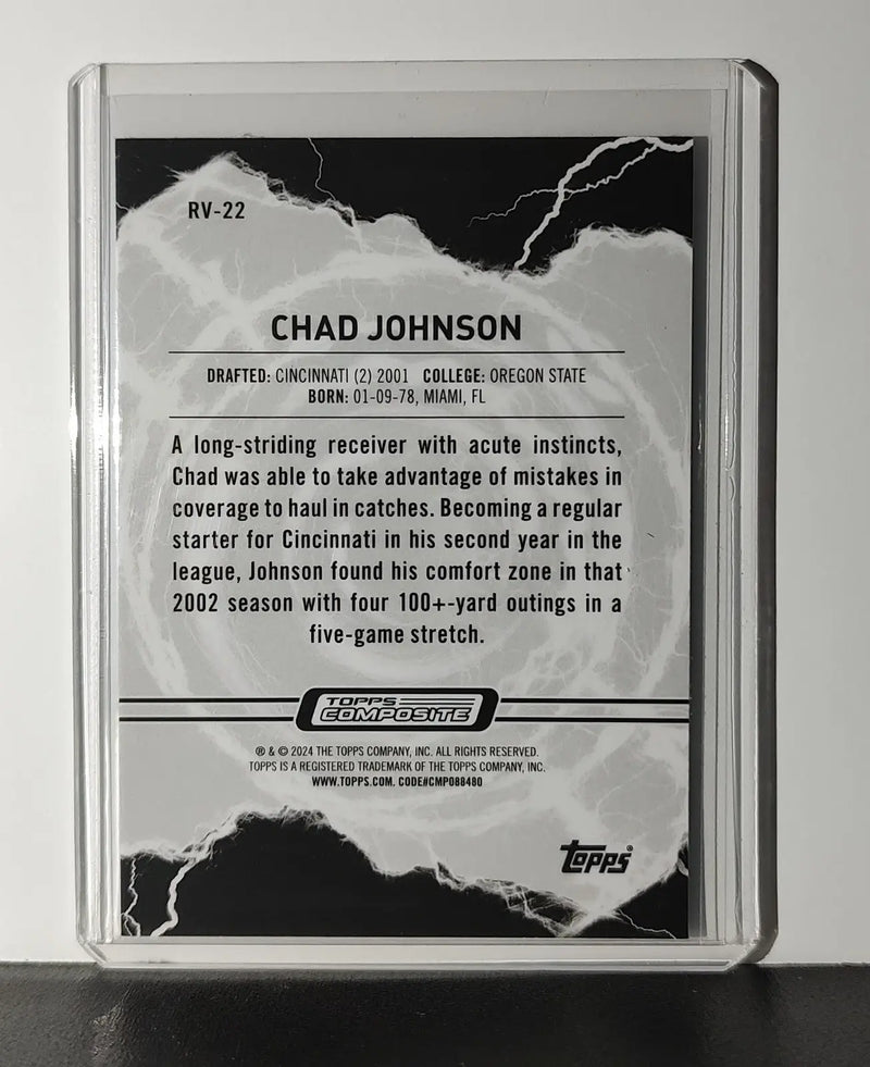 Chad Johnson 2023 Topps Resurgence Voltaic NFL #RV-22 Card Cincinnati Bengals