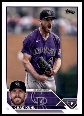 Chad Kuhl 2023 Topps #517 Colorado Rockies - Baseball Card Single