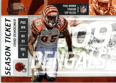 Chad Ochocinco - 2009 Playoff Contenders - #22 - Football - Football Card Single
