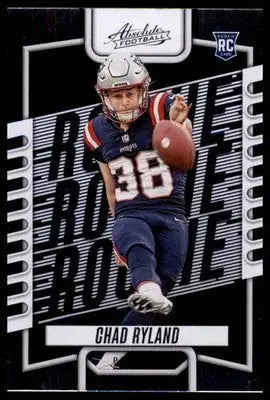 Chad Ryland Rookie 2023 Panini Absolute Retail #197 New England Patriots - Football Card Single