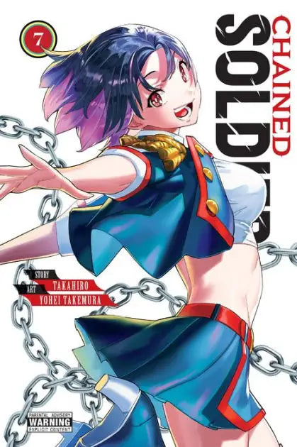 Manga Volume 7 Chained Soldier Graphic Novel featuring a female character with chains