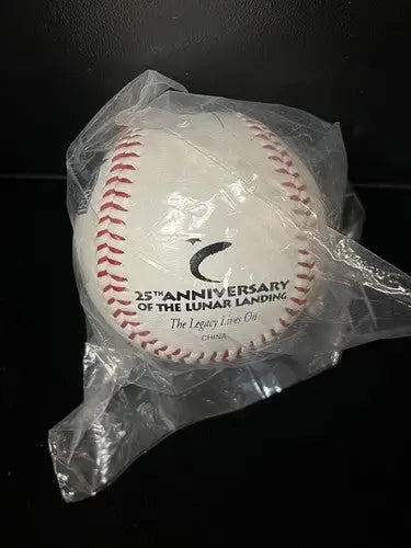 Commemorative Challenger Center Neil Armstrong facsimile signed Astros ball in plastic wrap