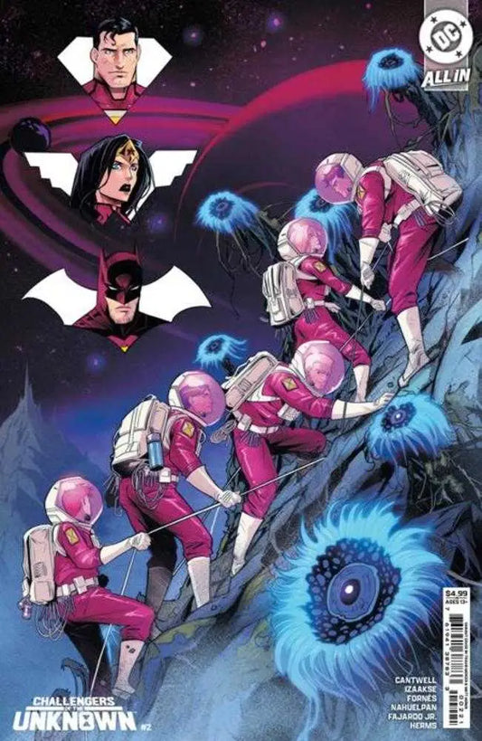 Challengers Of The Unknown #2 deep sea mystery card stock variant comic book cover