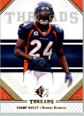 Champ Bailey - 2009 SP Threads - #19 - Football - Football Card Single