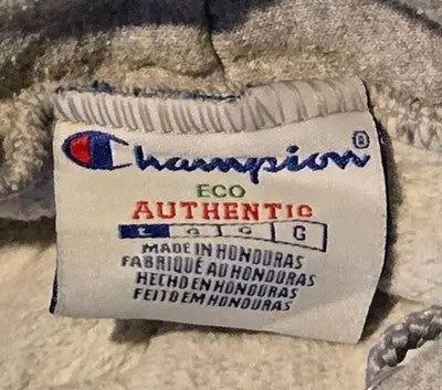 Champion Hoodie Mens L Gray FHA Swimming Varsity Hooded Pullover Sweatshirt - Apparel