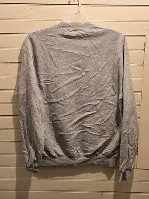 Champion Sweatshirt Mens L Gray IPALOOZA Graphic Crewneck Pullover Long Sleeve - Apparel