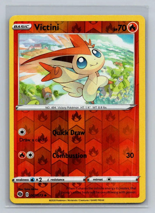 Champion’s Path #07/73 Victini Reverse Holo - Pokémon Card Single