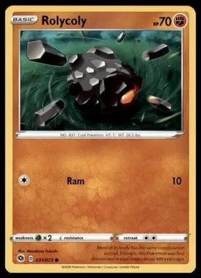 Champion’s Path Rolycoly 31/73 Common CHP 2020